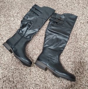 JOURNEE collections Black high boots